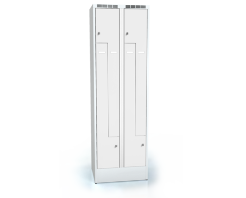 Cloakroom locker Z-shaped doors ALSIN 1920 x 600 x 500